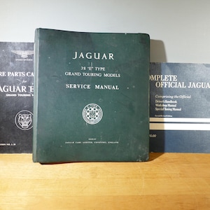 Jaguar &quot;E&quot; Type Manuals (x3)