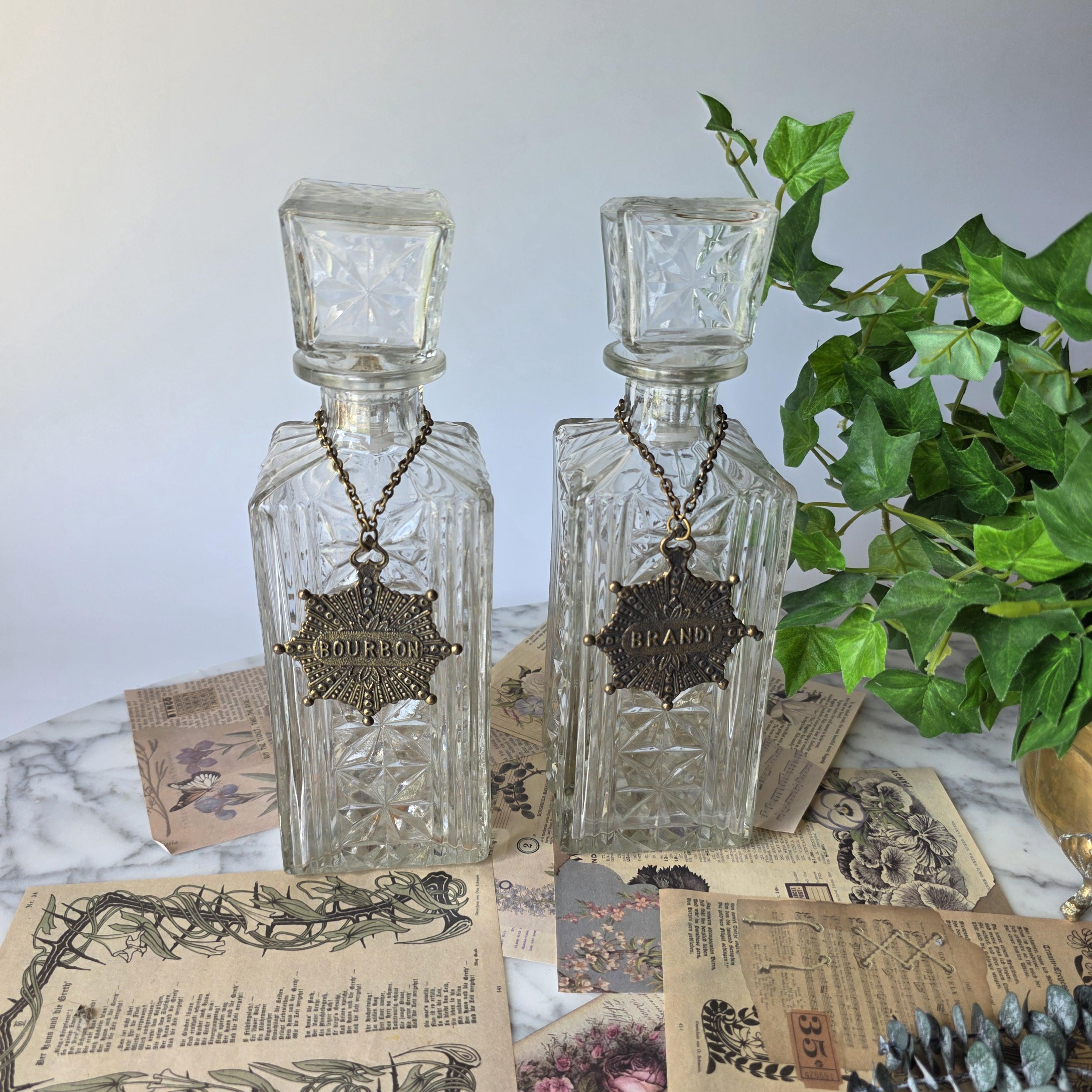 Vintage Decanter Tags Set - Etsy