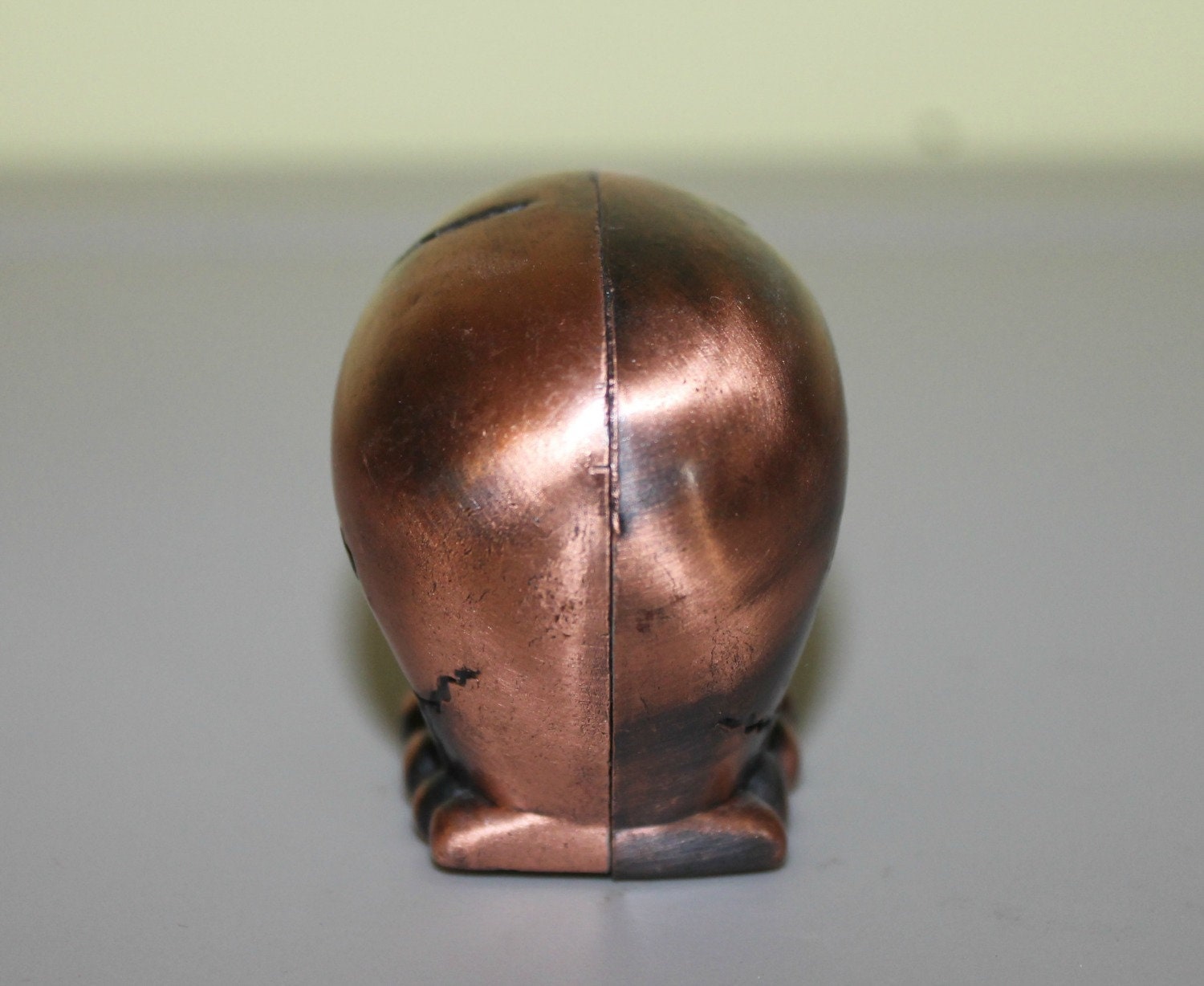 Retro Copper Skull Pencil Sharpener Miniature Skull Pencil