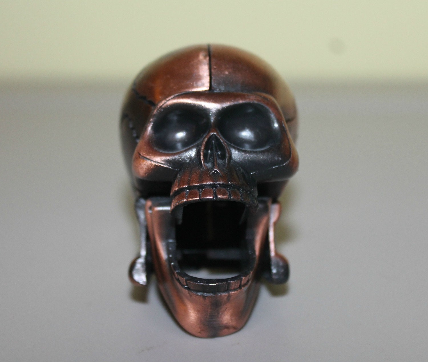 Retro Copper Skull Pencil Sharpener Miniature Skull Pencil