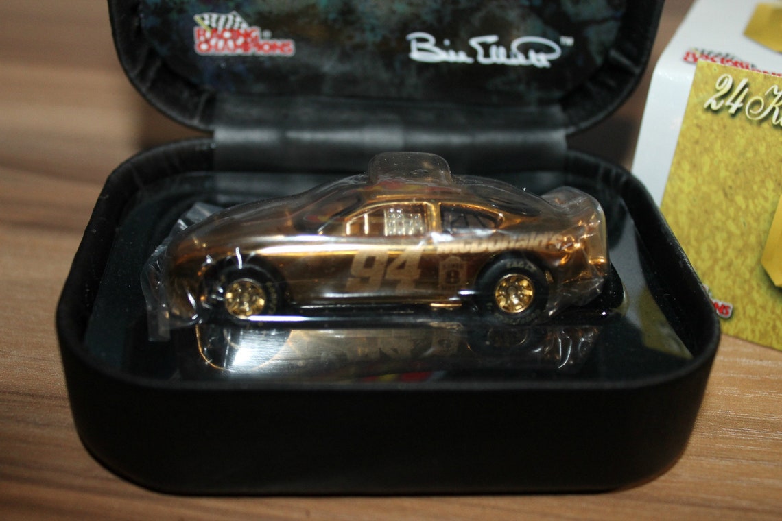 Awesome NASCAR 50th Anniversary 24K Gold Racing Champions Car | Etsy