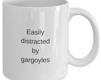 Gargoyles gift mug, gift for gargoyle fan