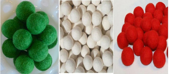 1000 Balls Size 1 cm Bright POM POM Felt Balls Nursery craft supplies DIY
