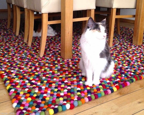 Felt cheap ball rugs