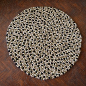 Mix black Color Size 90 cm to 300 cm Mixed color Round Pom Pom Felt Ball Area Rug Home Nursery Rug Kids Room Decoration Mat FREE SHIPPING