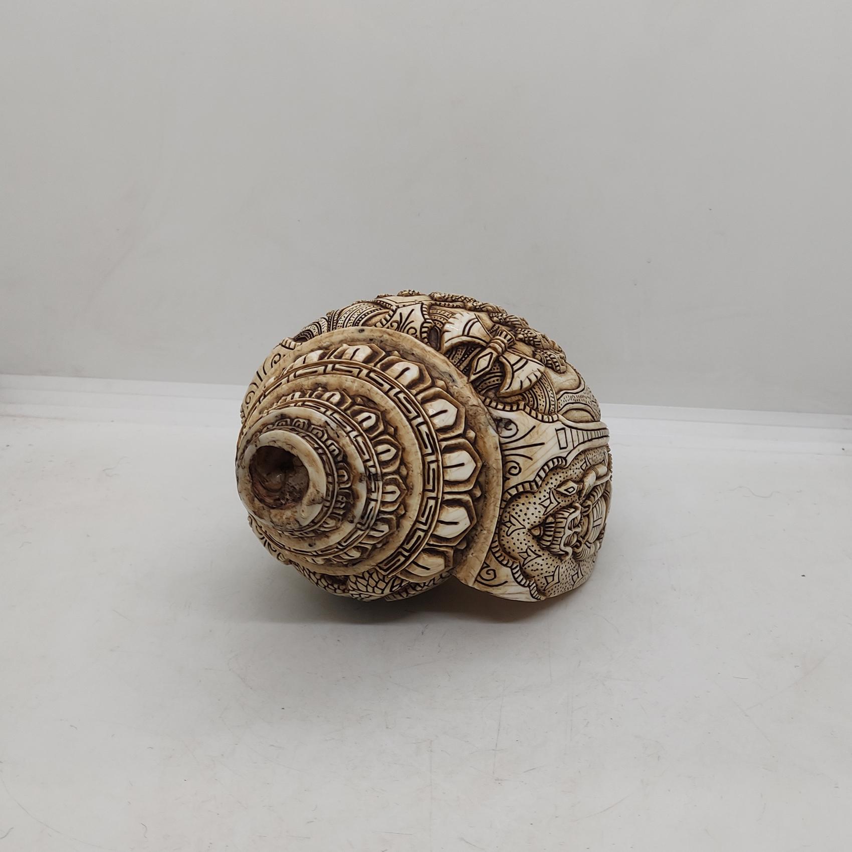 Ravan Hand Sri Lanka Ravana Gond Tribe God Ravan Ritual Conch Shell, Raavan Conch ...
