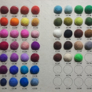 handmade 1000 Stk gemischte Farben Größe 1,5 cm Weihnachten Kinderzimmer Dekoration Pom Pom Filz Pom-Poms, per DHL Lieferung