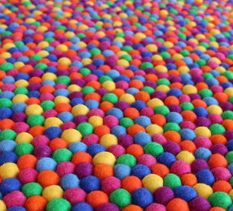 Choose Your Size 2 5 Feet To 10 Feet Handmade Multi colored Etsy