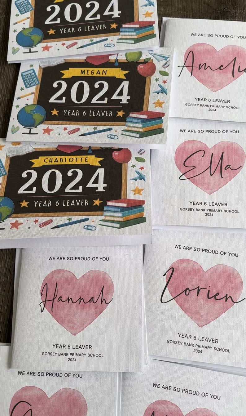 Leaver Card. Amazon 2026 Primary School Leavers Card - Year 6 - Gaming Design - Class of ...