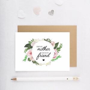 First a Mother/Granny/Nanna Always A Friend Mother&#39;s Day Card- Mother&#39;s Day, Mother&#39;s Day Cards, Mother&#39;s Day Gift