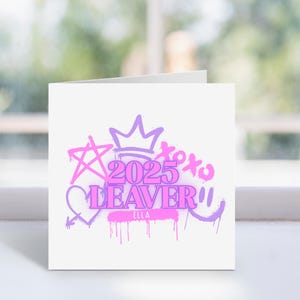 Tarjeta de egreso escolar personalizada, tarjeta de egreso escolar 2025, tarjeta de egreso estilo grafiti, promoción 2025, escuela secundaria, escuela primaria