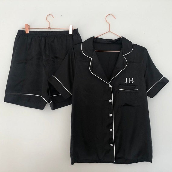 Personalised monogram pyjamas sale