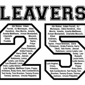 Leavers Hoodies - Artwork Preparation, 2025 School Leavers Hoodie, Leavers 25, Personalised Leavers Hoodie Design, Digital File Only