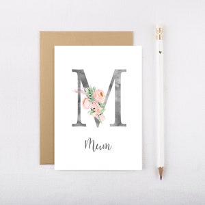 Gepersonaliseerde bloemenbriefkaart