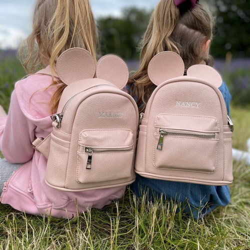 Personalised Leather Rucksack With 
