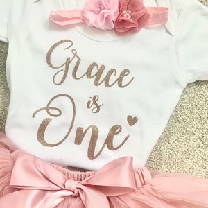 Baby Girls 1st Birthday Vest, Cake Smash Outfit, flower girl, party outfit, birthday outfit, personalised 1st birthday outfit