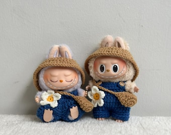 Crochet Pattern* The Monsters Fall in Wild Labubu doll Outfit V1 V2 / PDF crochet pattern Labubu doll outfit