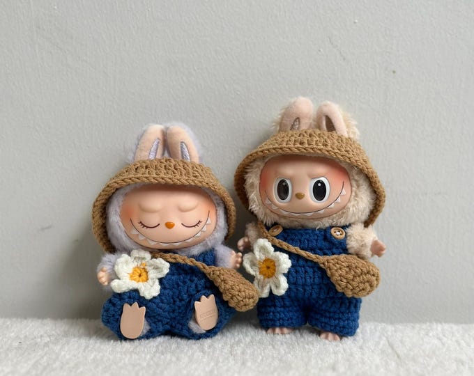 Crochet Labubu Clothes, Crochet Labubu Outfit, Clothes for Labubu ...