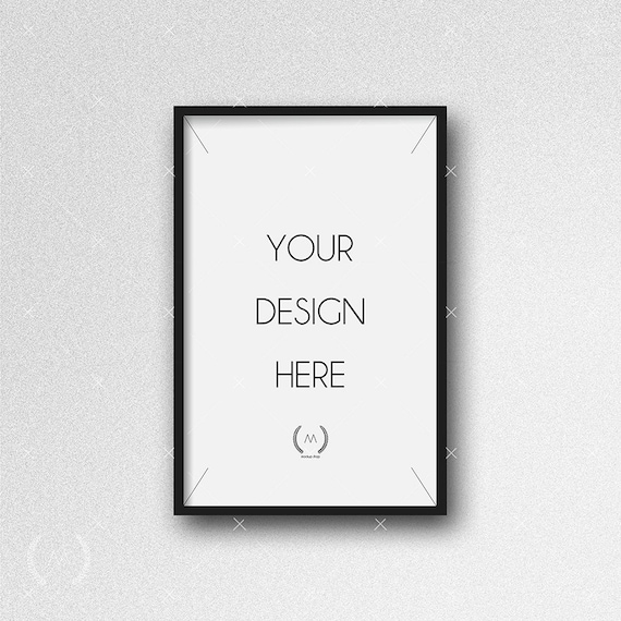 11x17 Black Mockup DIGITAL DOWNLOAD FILE Frame White Plaster Wall Background Frame Stock Photography Digital Product Mockup Frame Mockup Etsy UK