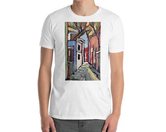 Printed t-shirt, Short-Sleeve Unisex T-Shirt, Cityscape, nice everyday t-shirt and gift!