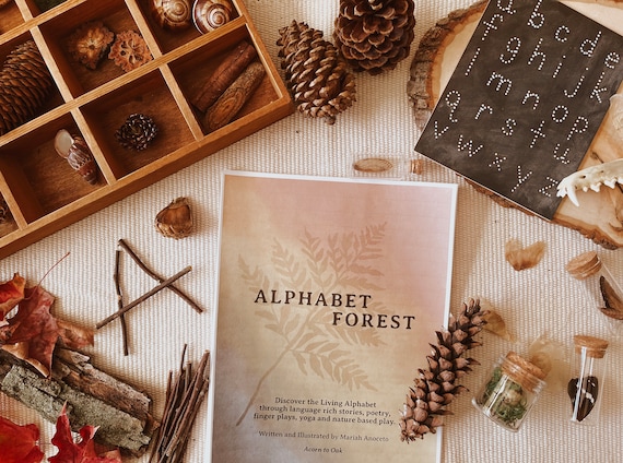 Alphabet Forest: Nature Based Early Learning Reading and Phonics Curriculum - Preschool and Kindergarten Curriculum - Digital Download