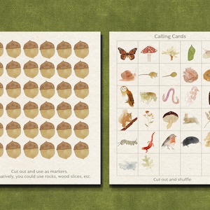 Nature Bingo - Scavenger Hunt - Printable Game for Kids and Classroom ...