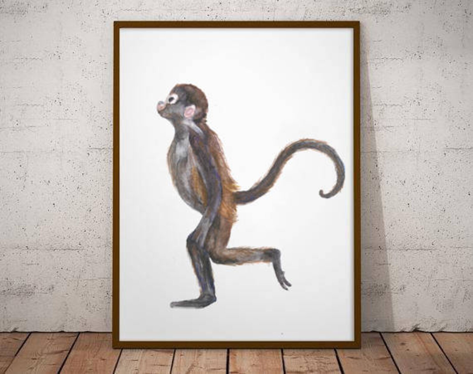 INSTANT DOWNLOAD Baby Monkey Print Nursery Prints / Animal | Etsy
