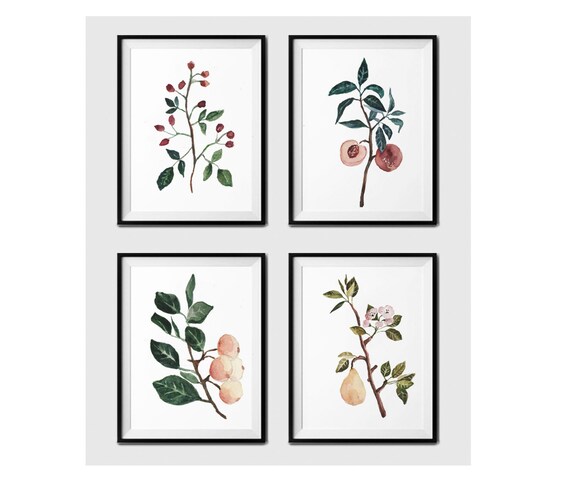 Instant Download /watercolor Tree Print / Botanical Prints / | Etsy