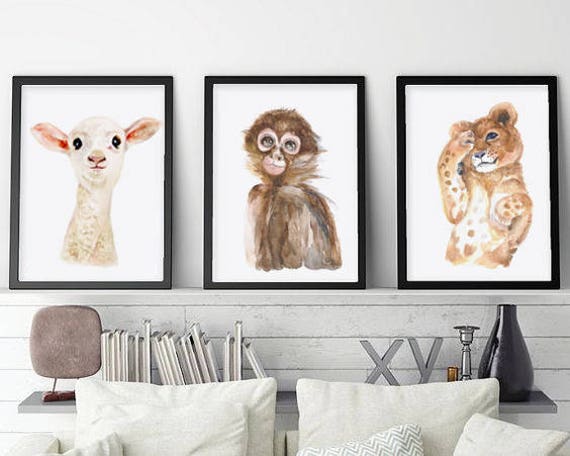 set of 3 nursery prints