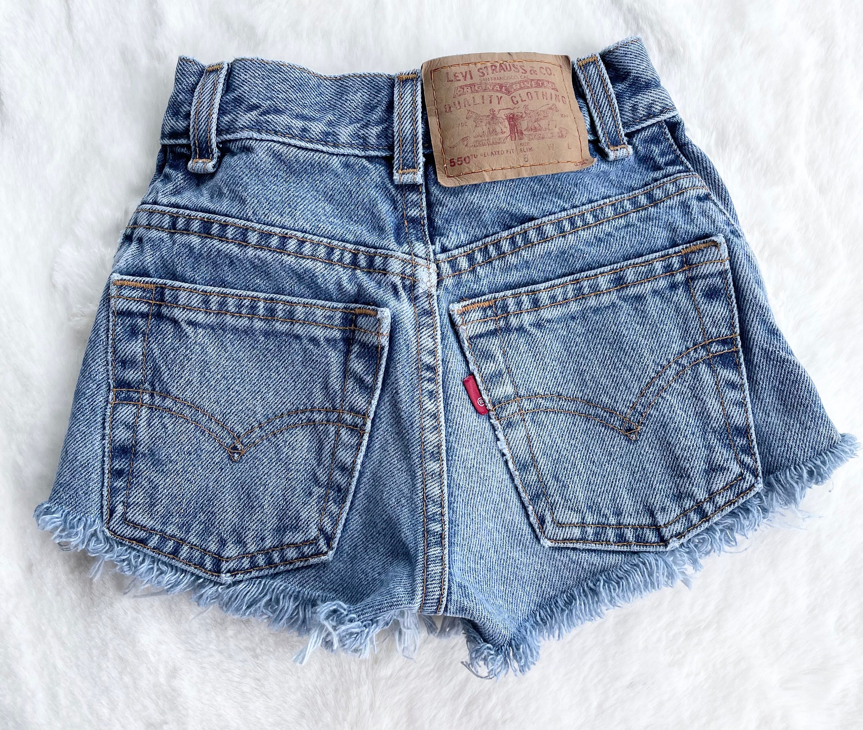 Red Tab Levis Shorts - Etsy