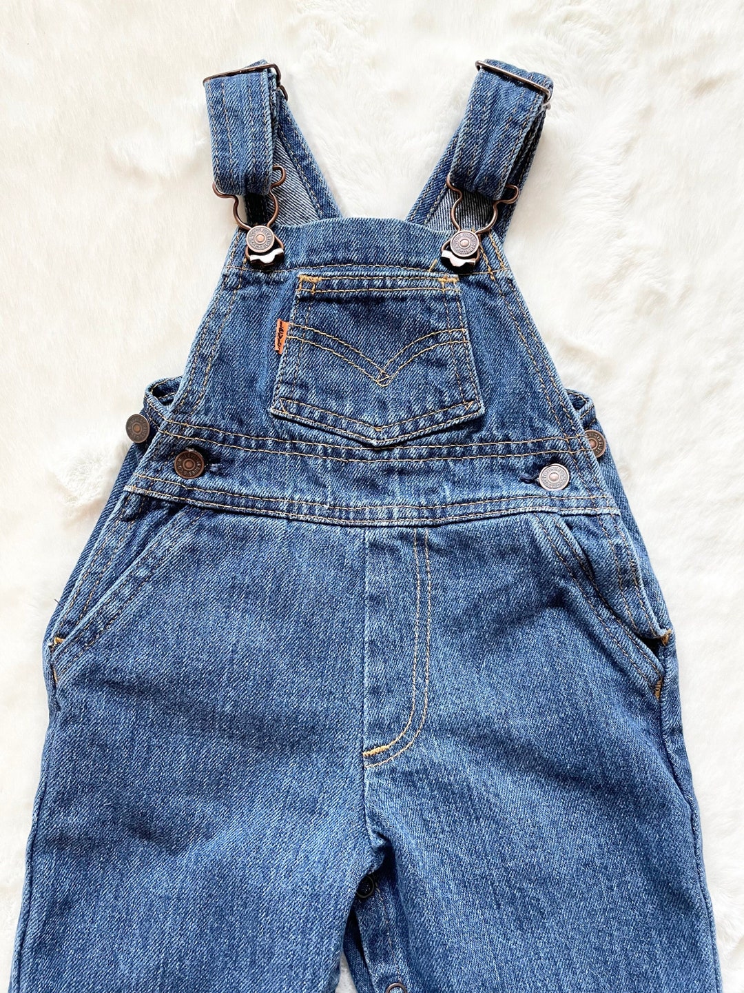 9mo Rare Vintage Levis Overalls, Orange Tab, Baby Overalls, Unisex, Vintage Levis Overalls, Baby
