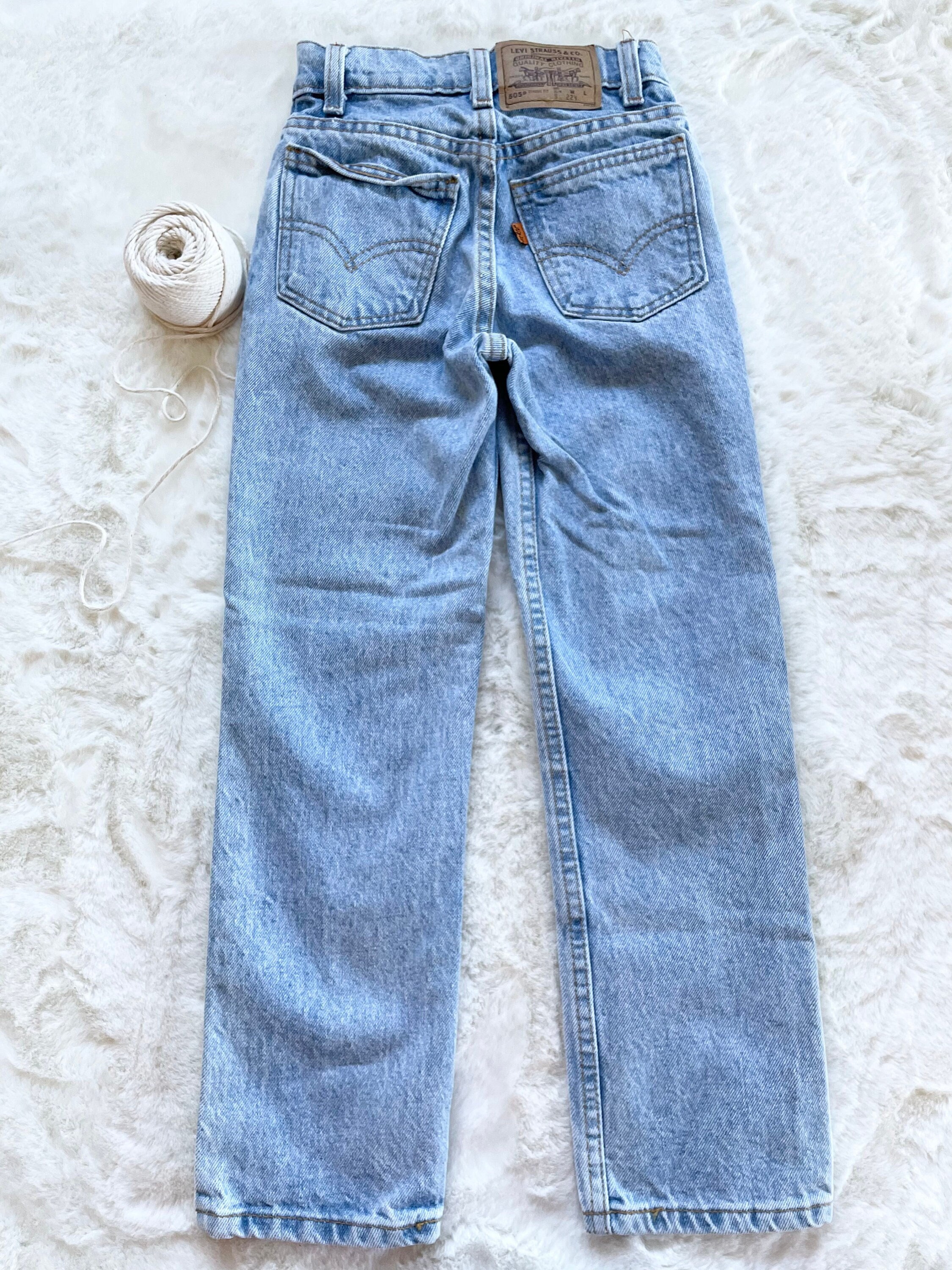 9 Slim RARE Vintage Levis 22W Orange Tab Levis 505 Kids | Etsy