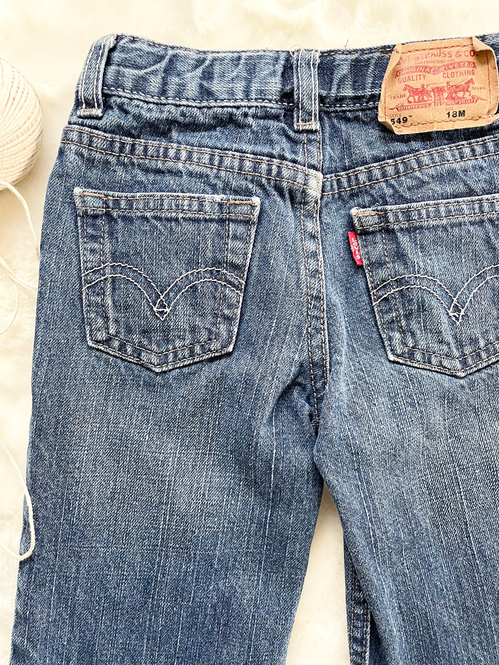 Baby Levis Jeans 18mo Levis 549 Relaxed Straight Red Tab Etsy UK