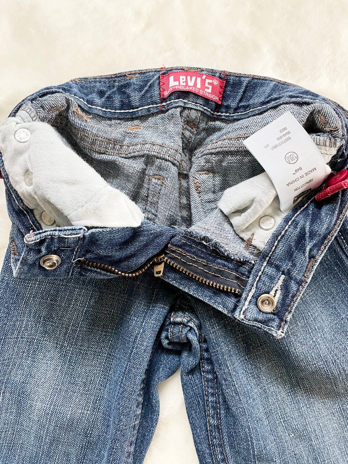 Baby Levis Jeans 18mo Levis 549 Relaxed Straight Red Tab Etsy UK
