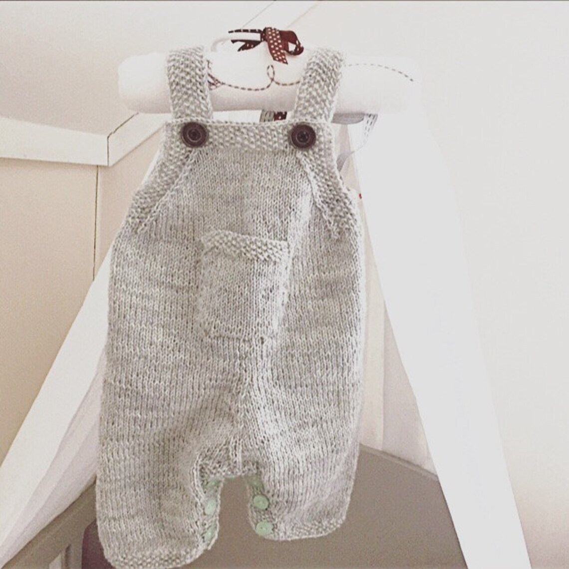 Baby Dungaree Knitting Pattern Baby Snekkerbukse Etsy