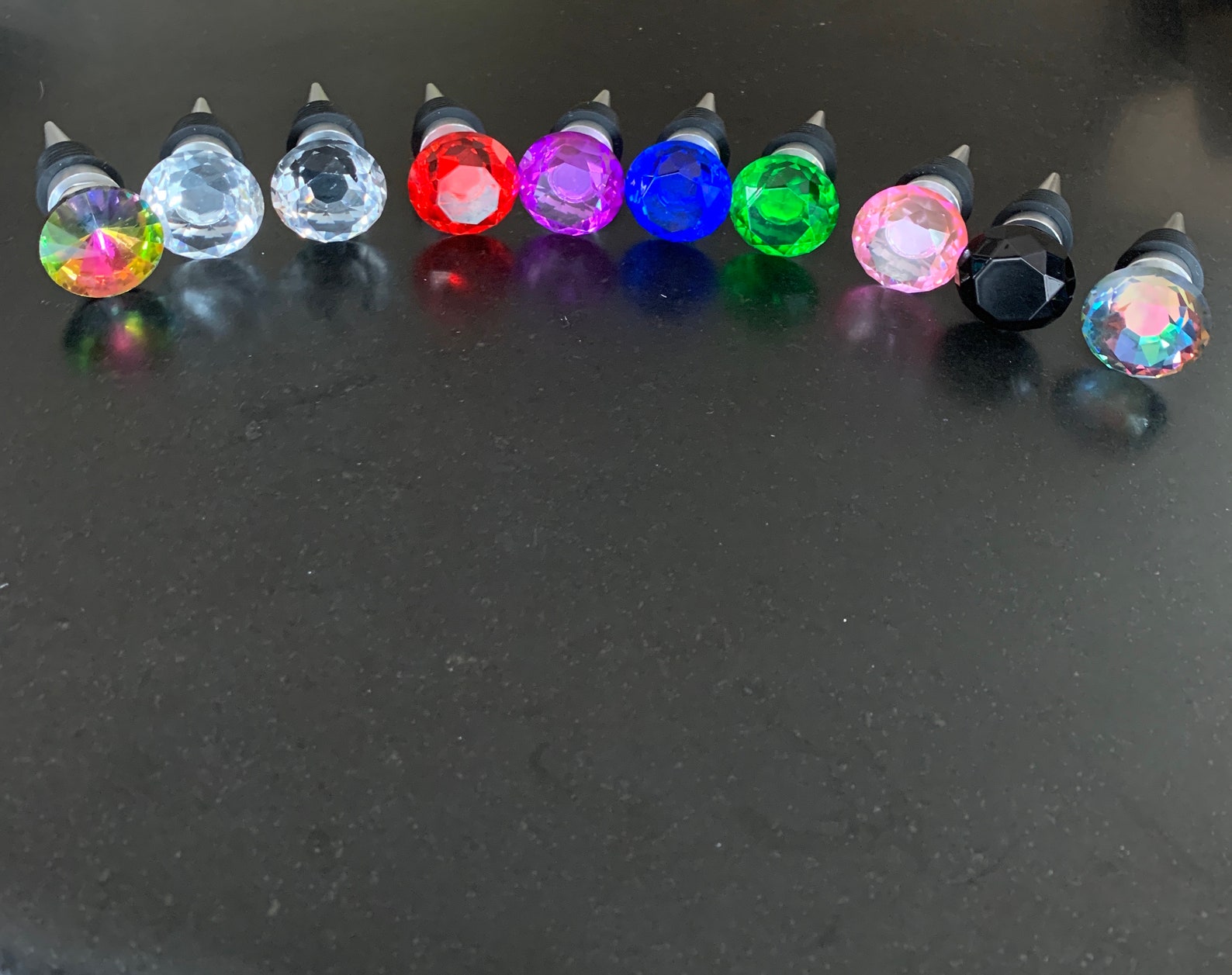 Crystal Reusable Wine Cork Etsy