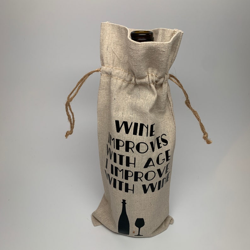 FUNNY WINE SAYINGS Wine Bags Etsy