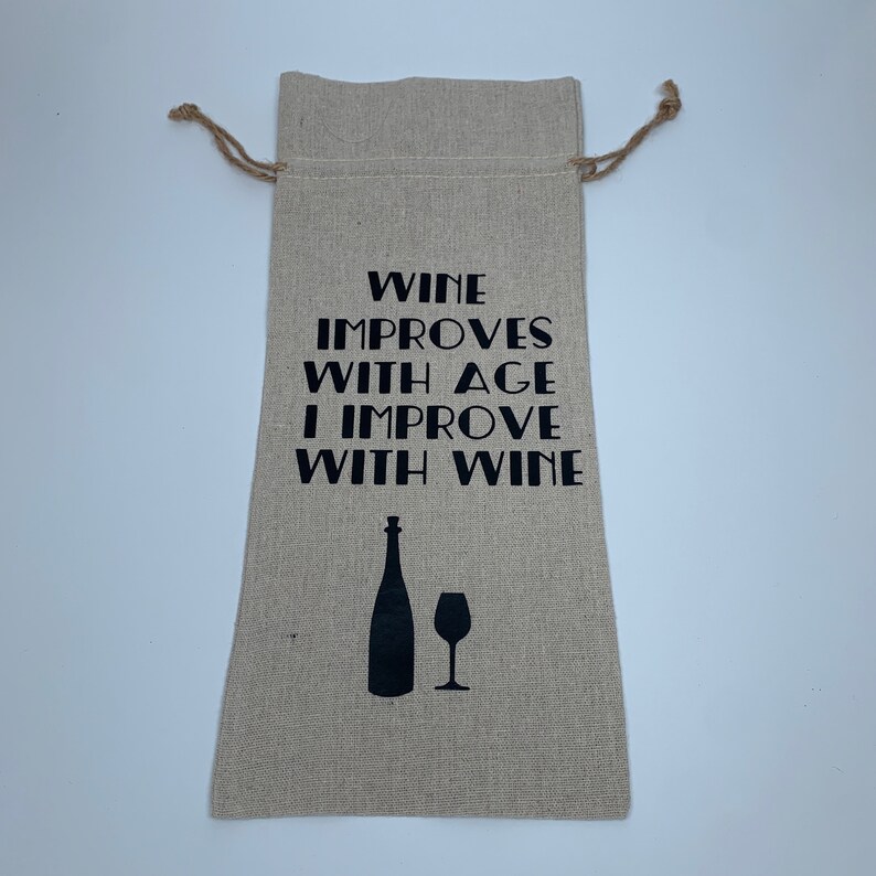 FUNNY WINE SAYINGS Wine Bags Etsy