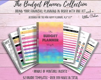 Mini Happy Planner Haushalt druckbare Einsätze: Haushaltsplaner (digitaler Download)