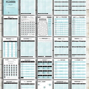 Classic Happy Budget Planner Printable Finance Inserts, Financial ...