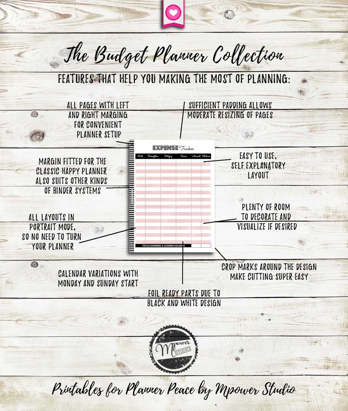 Classic Happy Planner Budget Planner Printable, Financial Planning ...