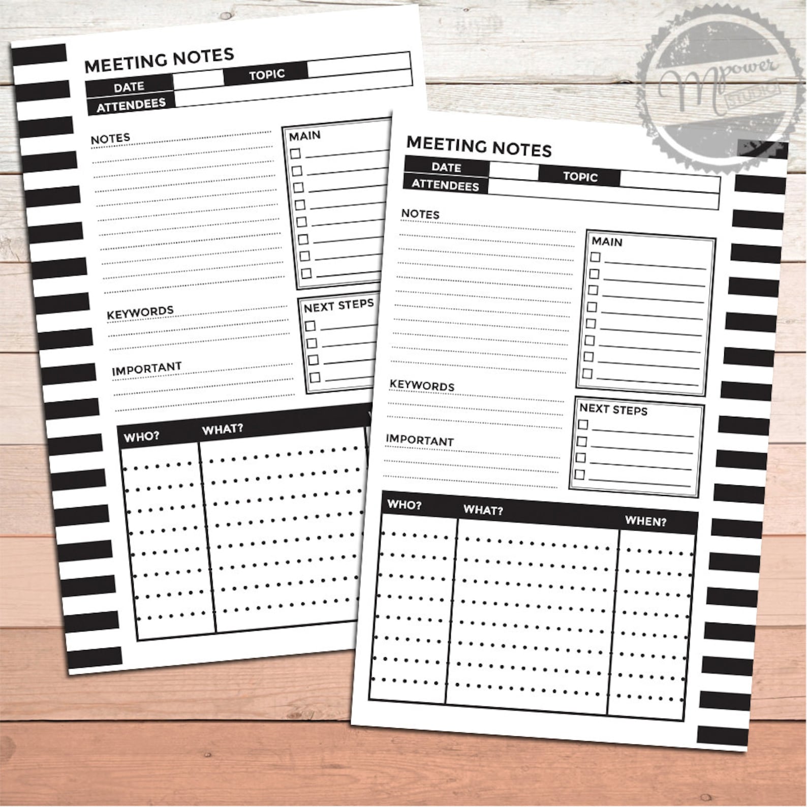 A5 Filofax A5 Hobonichi Printable Pages Inserts Set Pack. - Etsy