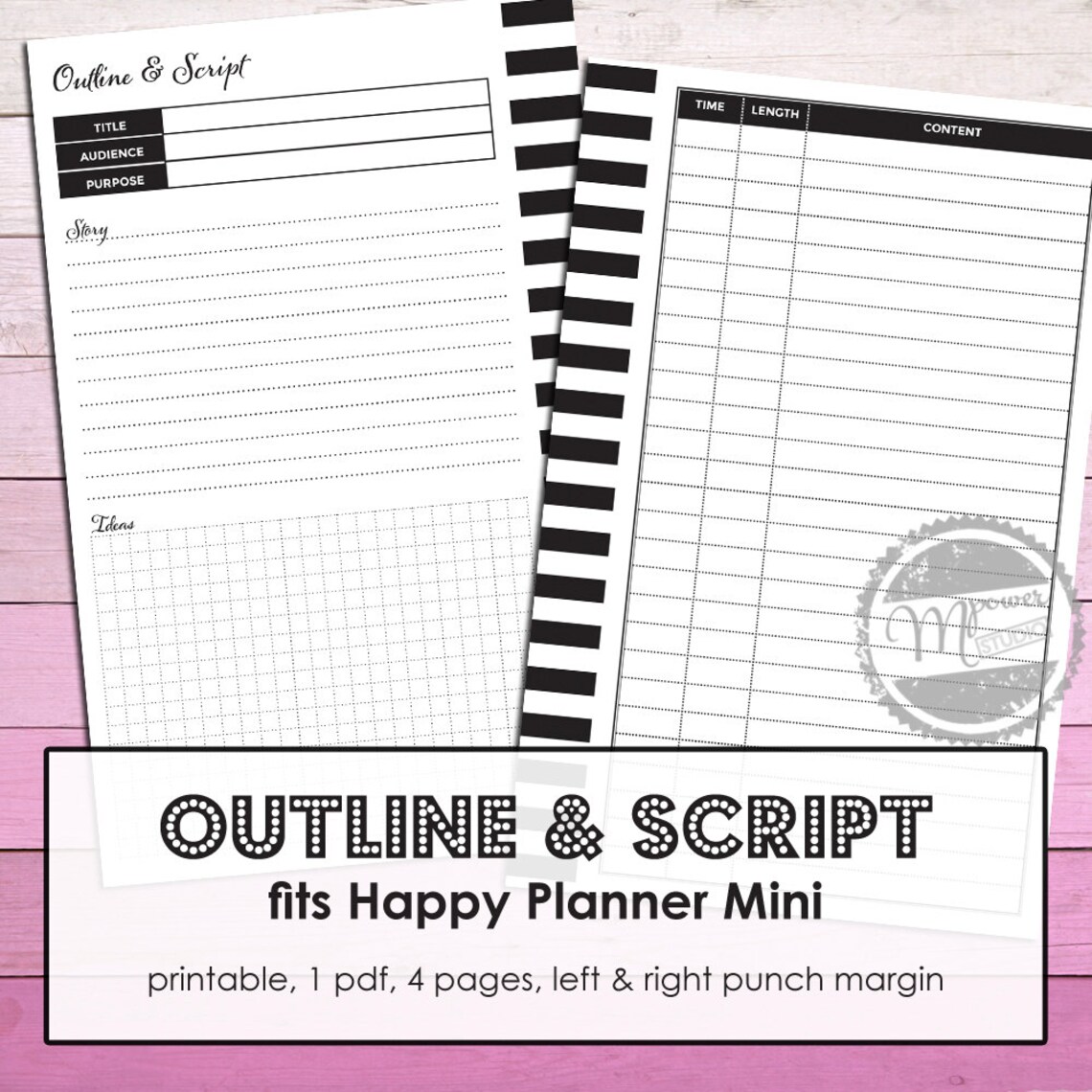 Printable Workshops Planner Inserts That Fits the (Instant Download) - Etsy