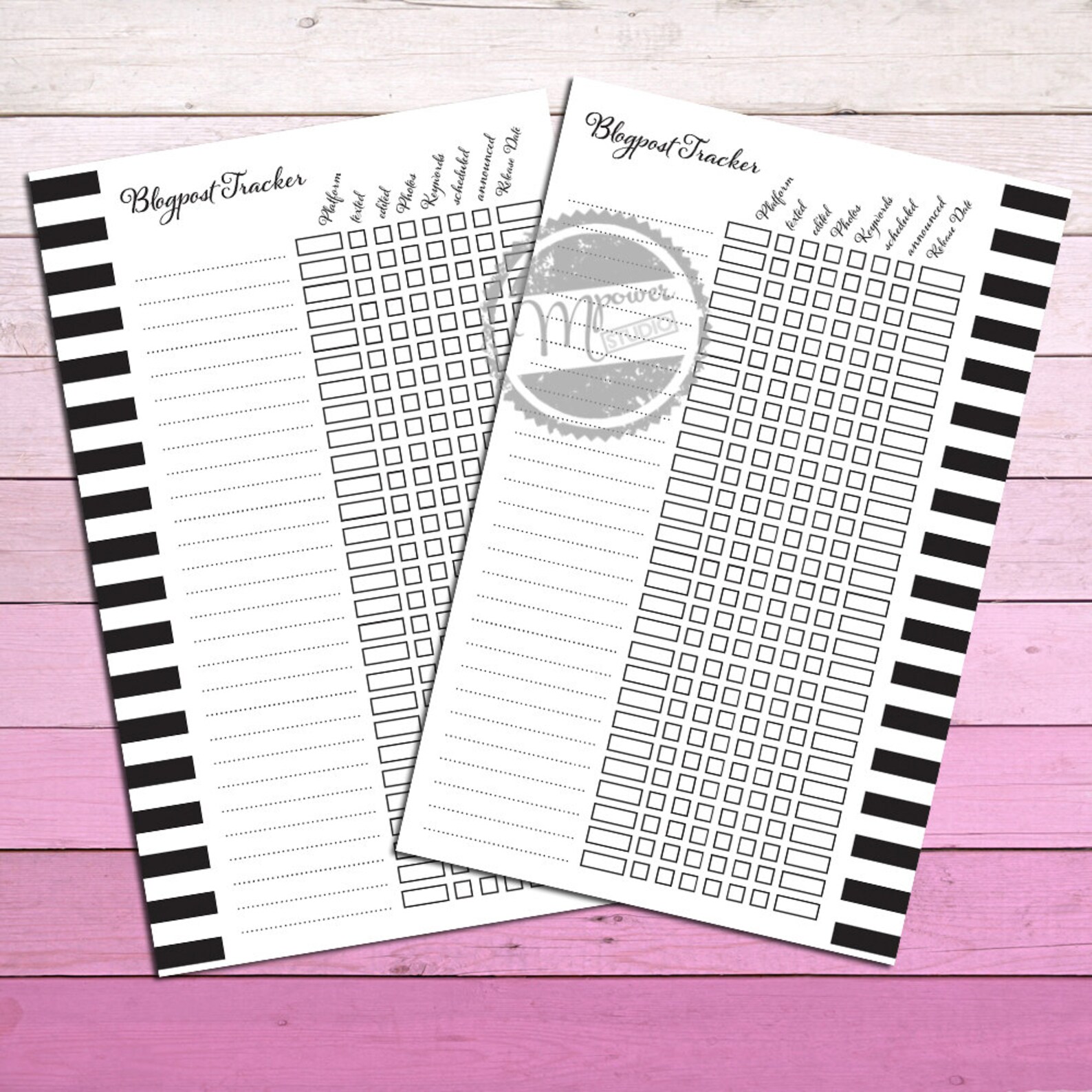 Mini Happy Planner Printable Productivity III Bundle. Blog - Etsy