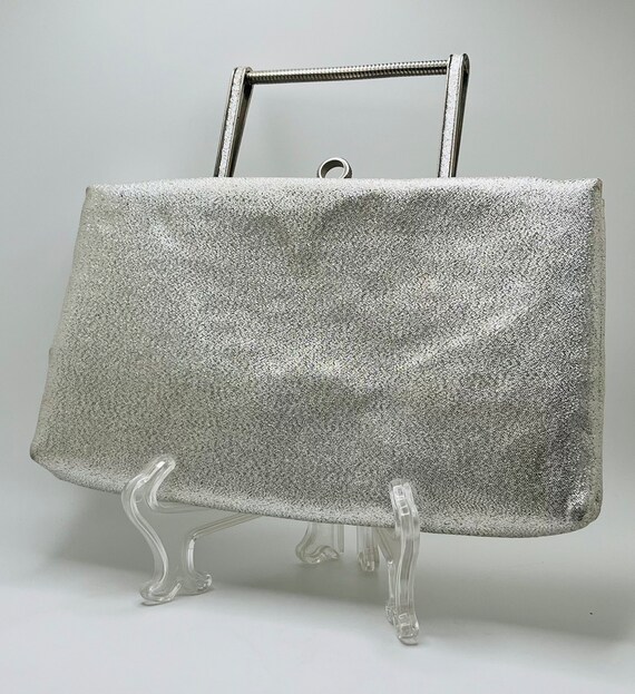 GLAMOROUS! 1950s Vintage "After Five" Silver Lame… - image 3