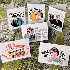 Les cartes de fan art Burbs avec enveloppe pour votre amoureux ou votre chérie