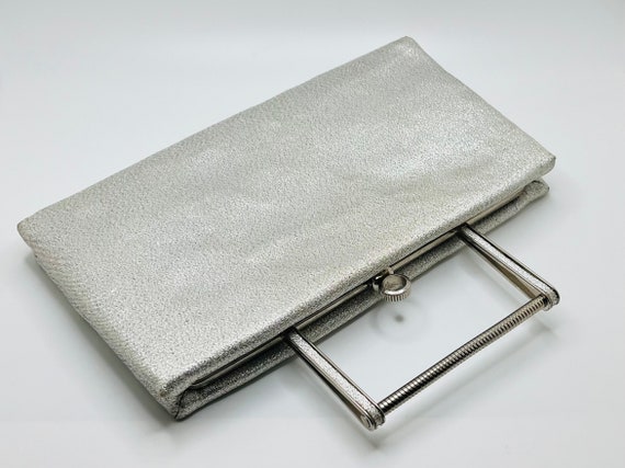 GLAMOROUS! 1950s Vintage "After Five" Silver Lame… - image 2