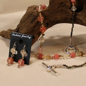 SOLD -  Watermelon Tourmaline set