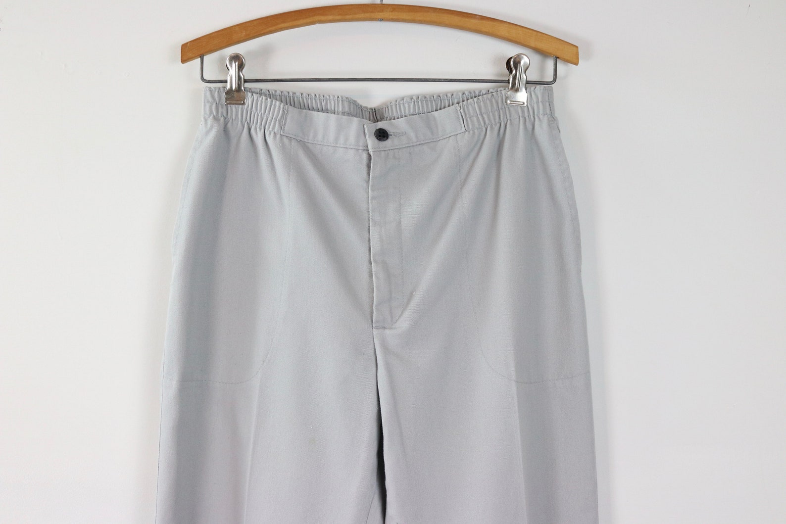 Vintage Pants / Grey High Waist Trousers / 80's FARAH | Etsy