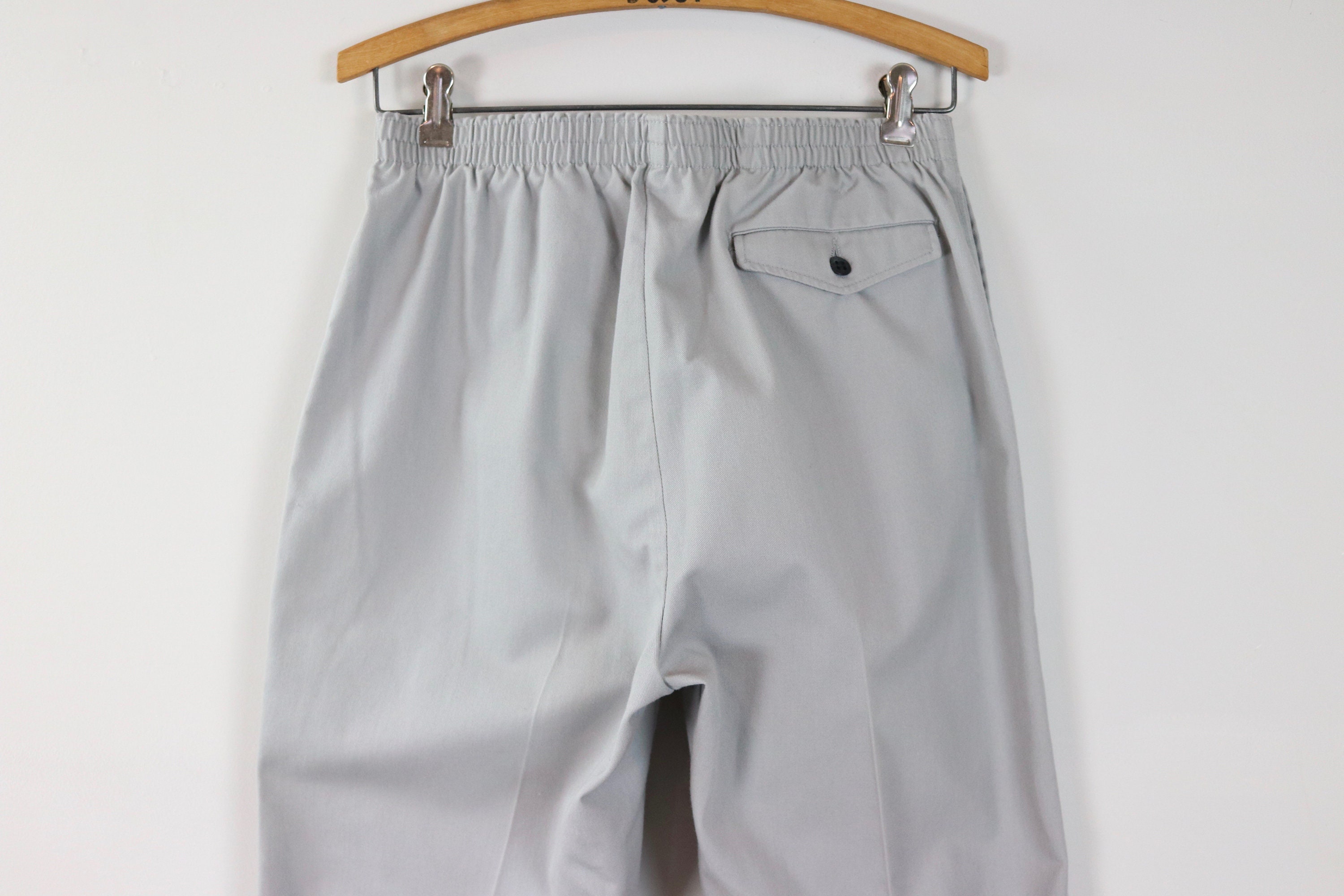 Vintage Pants / Grey High Waist Trousers / 80's FARAH | Etsy